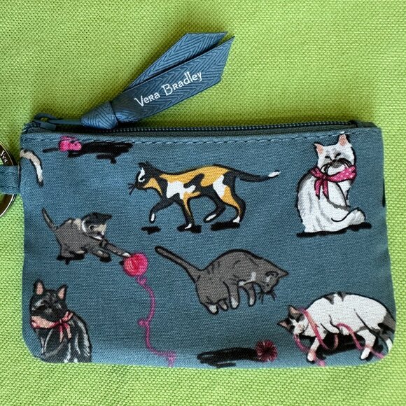 VERA BRADLEY CAT'S MEOW ZIP ID CASE:NWT CATS (#2) - Picture 3 of 10